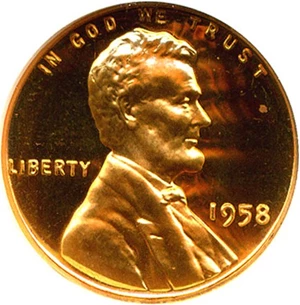 image for: 1958 1c NGC Proof 65 RD