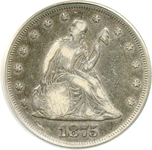 image for: 1875 20c PCGS VF30