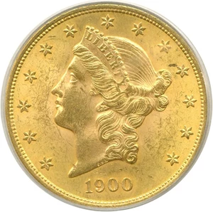 image for: 1900 $20 PCGS MS63