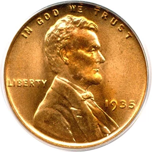 image for: 1935 1c PCGS MS67 RD