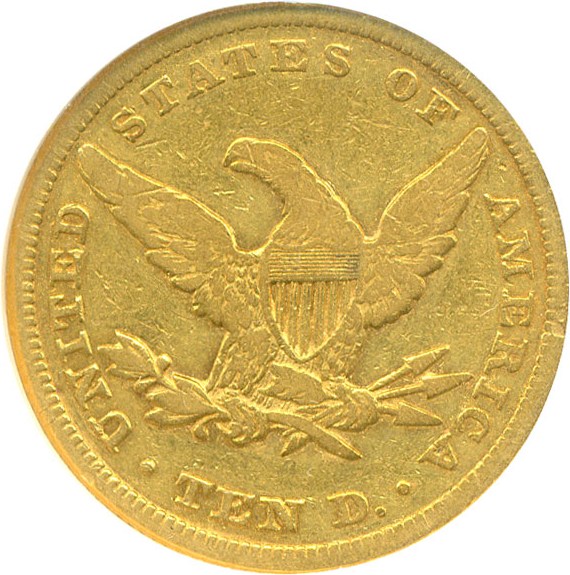 image for: 1846 $10  NGC VF20