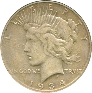 image for: 1934-S $1 NGC XF45