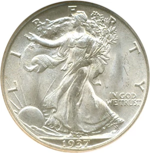 image for: 1937-S 50c NGC MS65