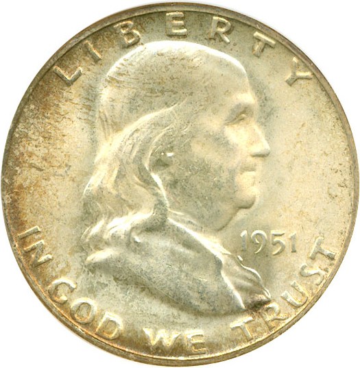 image for: 1951-S 50c  NGC MS65