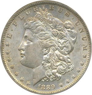 image for: 1889-O $1 PCGS AU55