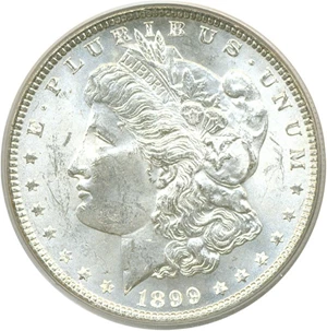 image for: 1899 $1 PCGS MS64