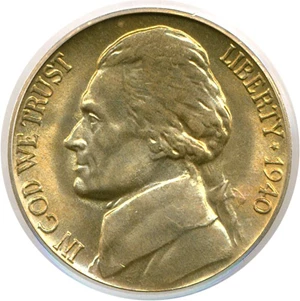 image for: 1940-D 5c PCGS MS65 FS