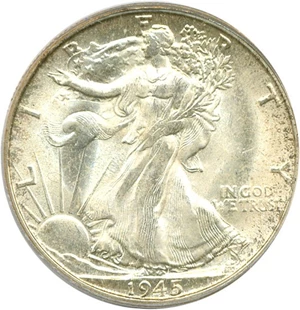 image for: 1945-S 50c PCGS MS66
