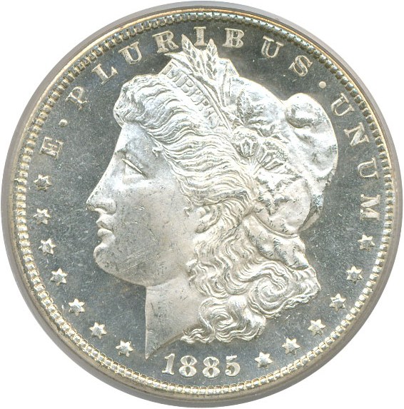image for: 1885-CC $1  PCGS MS64 DMPL