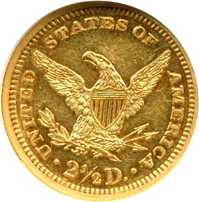 image for: 1890 $2 1/2  NGC Proof 60