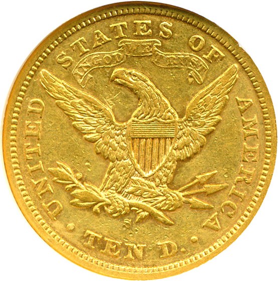 image for: 1878-S $10  NGC XF45