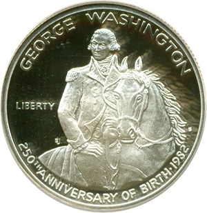 image for: 1982-S 50c Washington PCGS Proof 69 DCameo