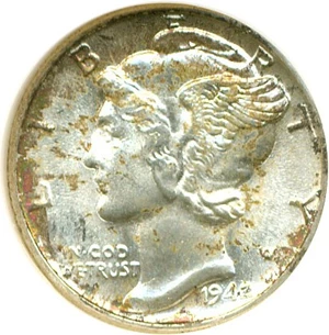 image for: 1942 10c NGC MS66