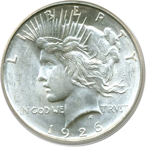image for: 1926-D $1 PCGS MS65
