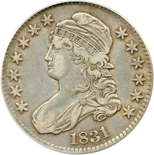 image for: 1831 50c ANACS VF35