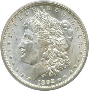 image for: 1892-O $1 PCGS MS63