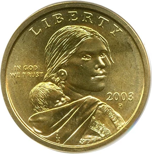 image for: 2003-P Sac $1 PCGS MS67