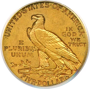 image for: 1908-S $5 PCGS XF40