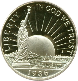 image for: 1986-S 50c Statue Liberty PCGS Proof 69 DCameo