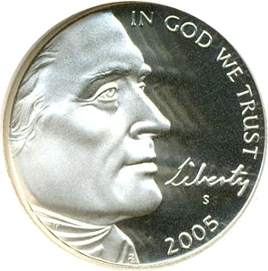 image for: 2005-S 5c Ocean View NGC Proof 70 UCameo
