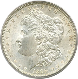 image for: 1899 $1 PCGS MS63