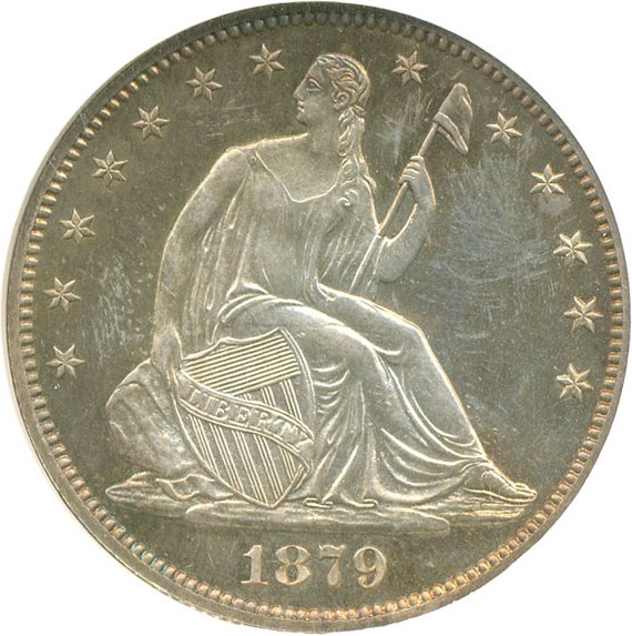 image for: 1879 50c  NGC Proof 65 Cameo