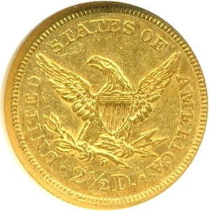 image for: 1840 $2 1/2 NGC AU53