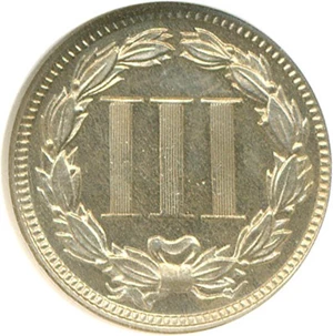 image for: 1867 3cN NGC Proof 63