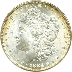 image for: 1884 $1 NGC MS64