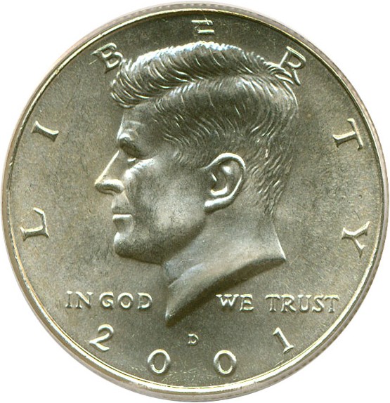 image for: 2001-D 50c  PCGS MS67 