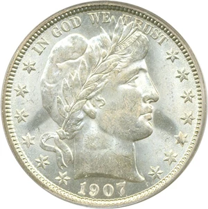 image for: 1907-O 50c PCGS MS64