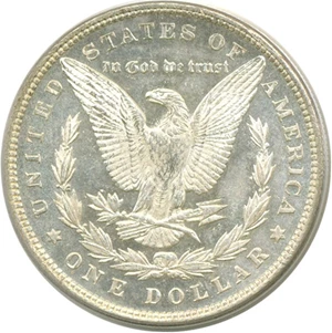 image for: 1891 $1 PCGS MS62 PL