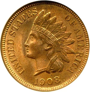 image for: 1908 1c NGC MS65 RB