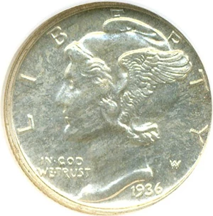 image for: 1936 10c NGC Proof 65