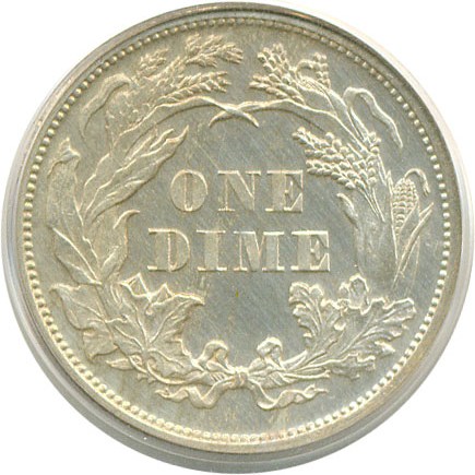 image for: 1869 10c  PCGS Proof 61 Cameo