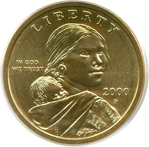 image for: 2000-P Sac $1 PCGS MS68