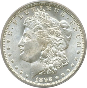 image for: 1892-O $1 PCGS MS63