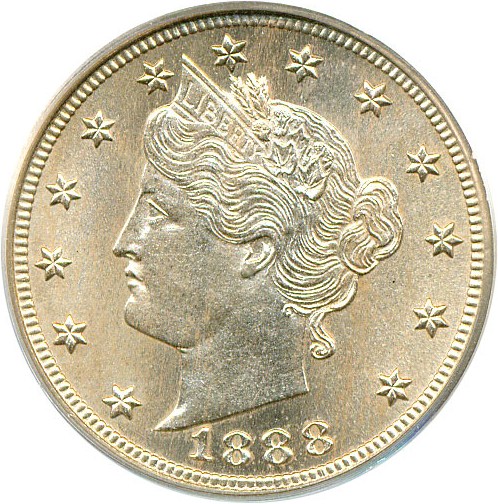 image for: 1888 5c  PCGS Proof 65