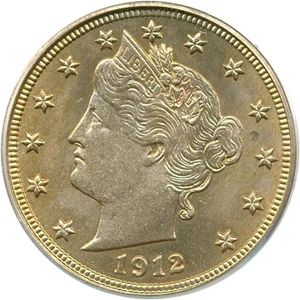 image for: 1912 5c PCGS MS64