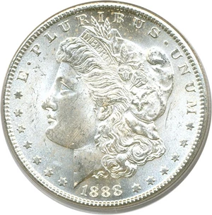 image for: 1888-S $1 PCGS MS64