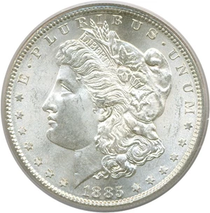 image for: 1885-S $1 PCGS MS64