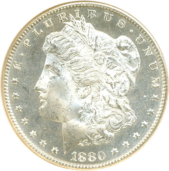 image for: 1880-S $1  NGC MS65 DMPL