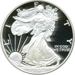 image for: 2007-W $1 Silver Eagle - First Strike PCGS Proof 69 DCameo