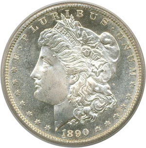 image for: 1890-S $1 PCGS MS65 PL