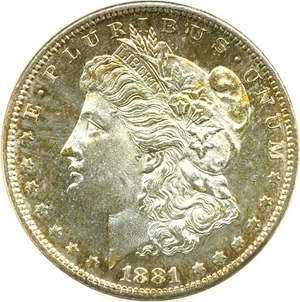 image for: 1881-S $1 NGC MS64 PL