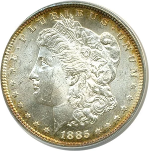 image for: 1885 $1 ANACS MS64