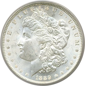 image for: 1889 $1 PCGS MS64
