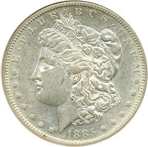 image for: 1885-S $1 NGC AU53