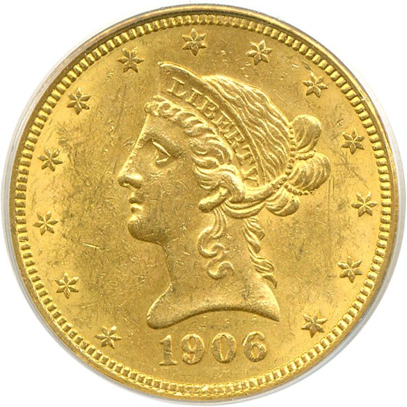 image for: 1906 $10  PCGS MS60