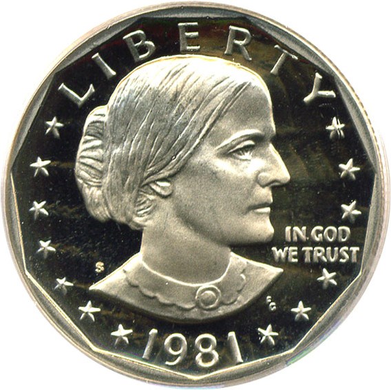 image for: 1981-S SBA$ Ty.1 PCGS Proof 69 DCameo